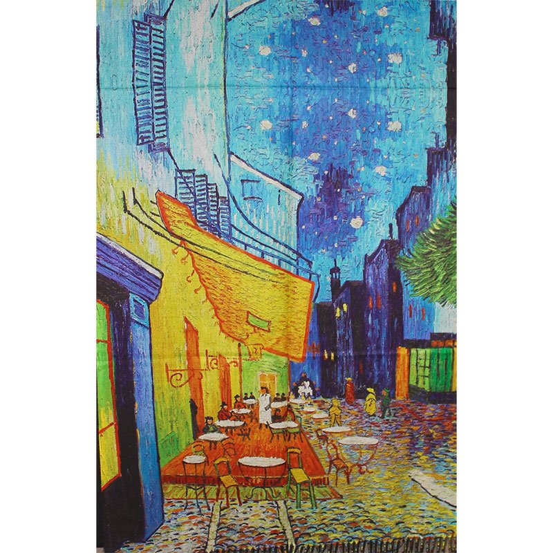 bufanda IMPRESIONISTA VAN GOGH.cashmere mujer