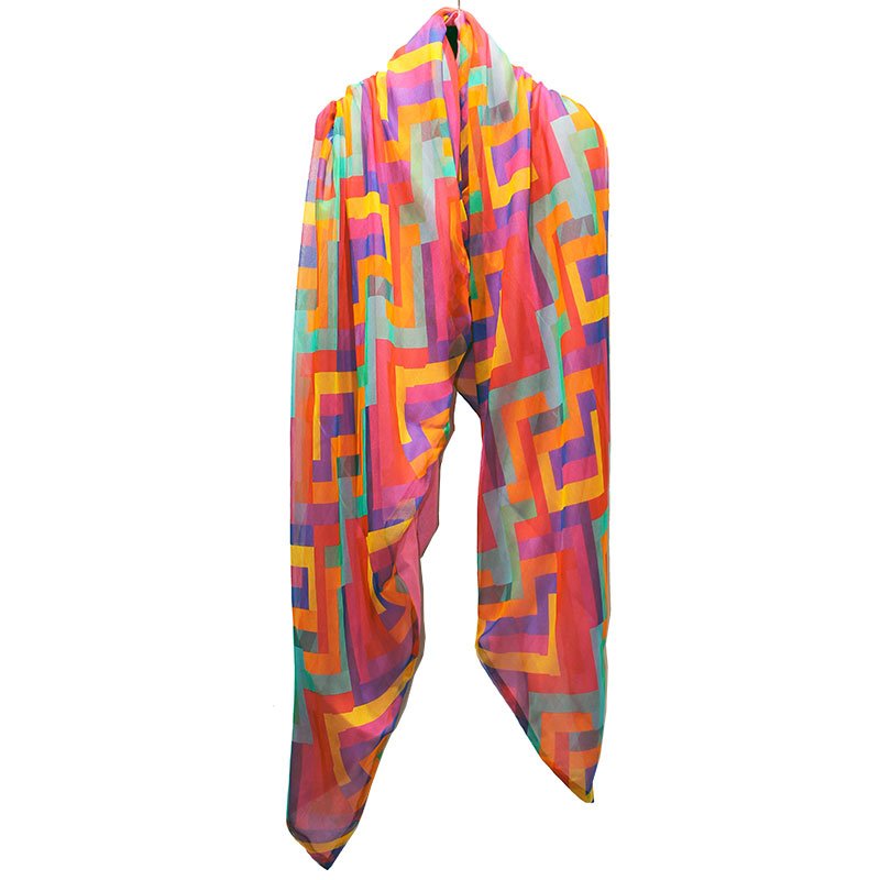 fulares de seda reversible Colores de julunggul