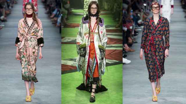 vestido kimono estampado