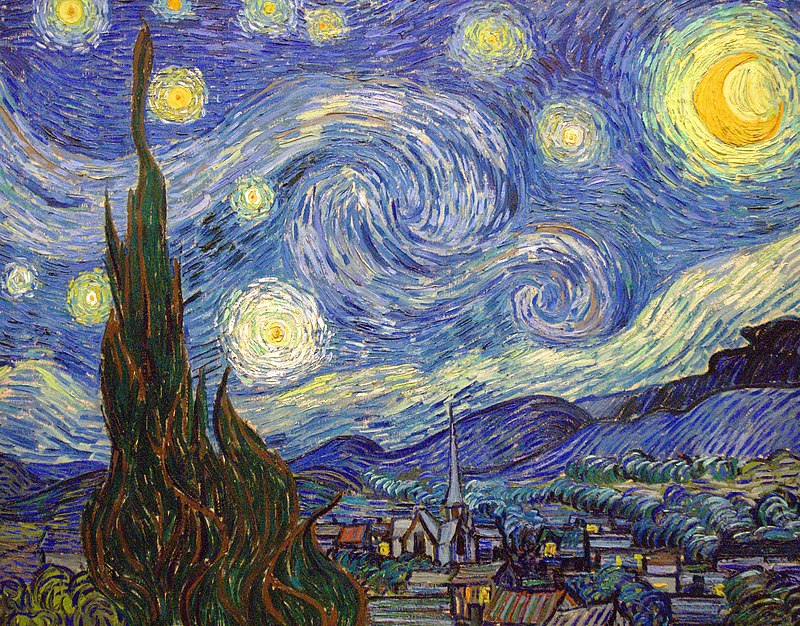 La noche estrellada de Van gogh