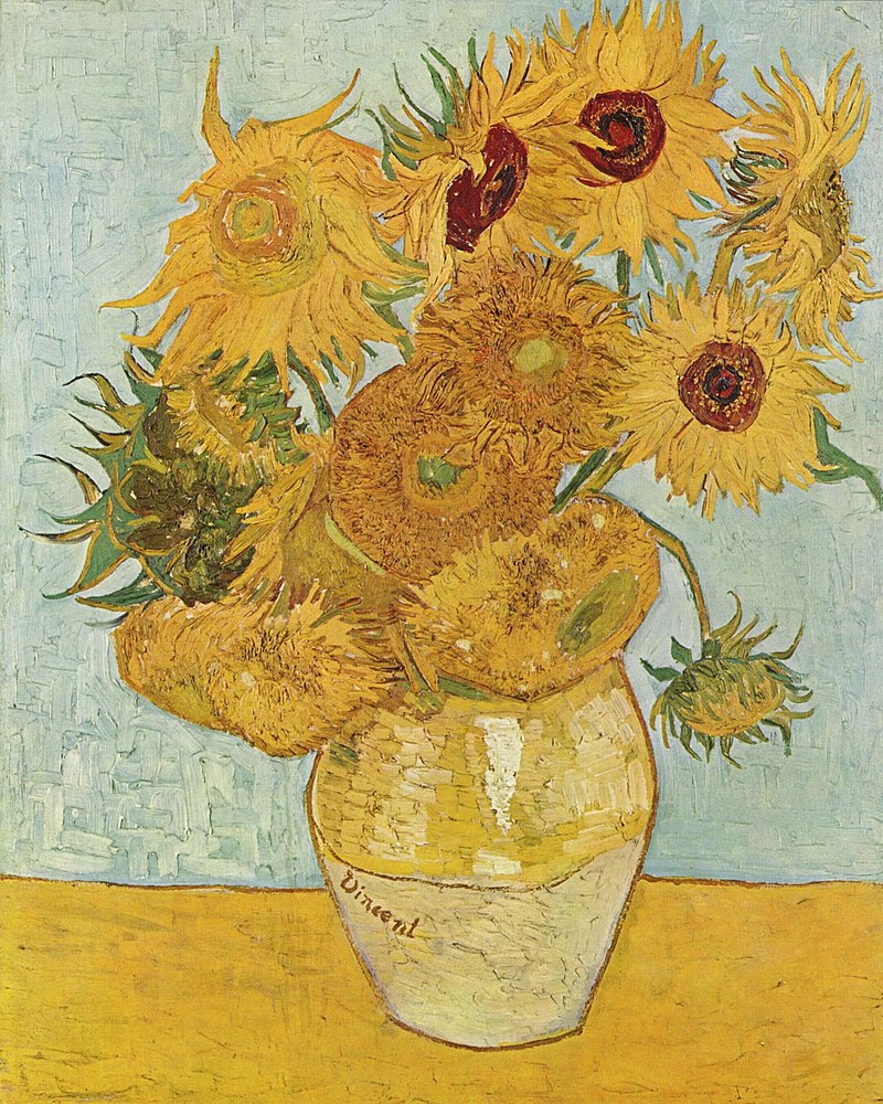 los girasoles de van gogh