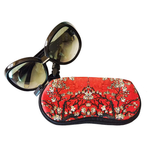 Funda de gafas acolchada con cremallera Roja Pintores15