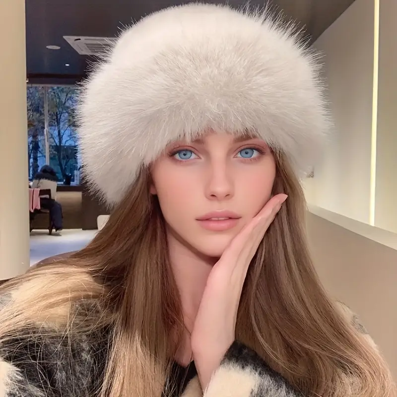 gORRO DE PIEL SINTETICA