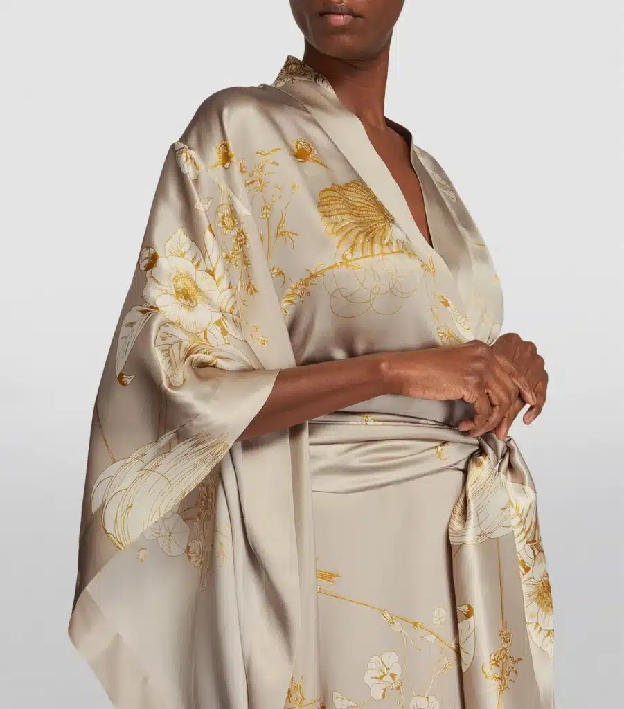 kimono de seda a medida