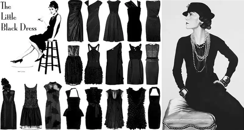 vestidos negros de seda