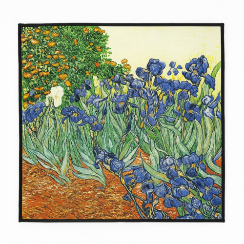 Pañuelo de seda 52x52 cm los kirios de Van Gogh Julunggul