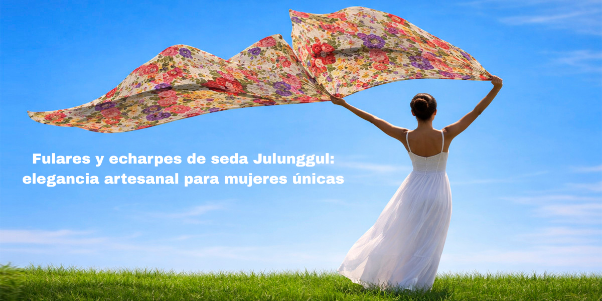Fulares y echarpes de seda Julunggul