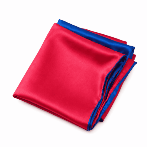 Chal echarpe de semiseda reversible de colores combinados, también para fular de Julunggul