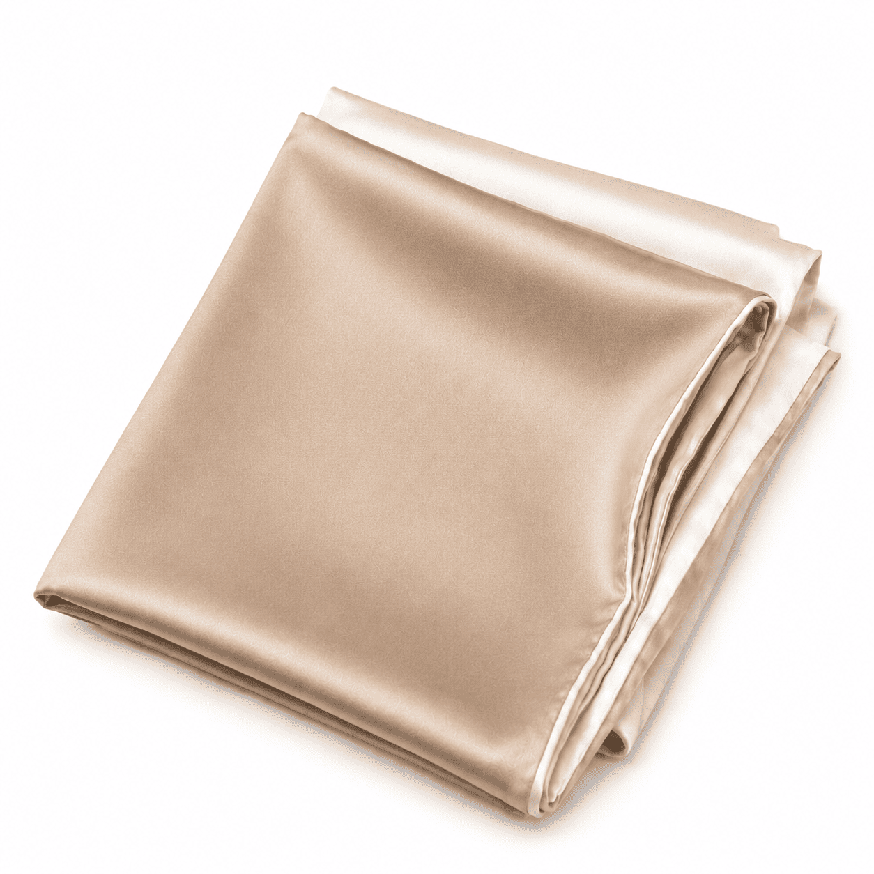 Chal echarpe y fular de semiseda reversible camel oro y beige combinados de Julunggul